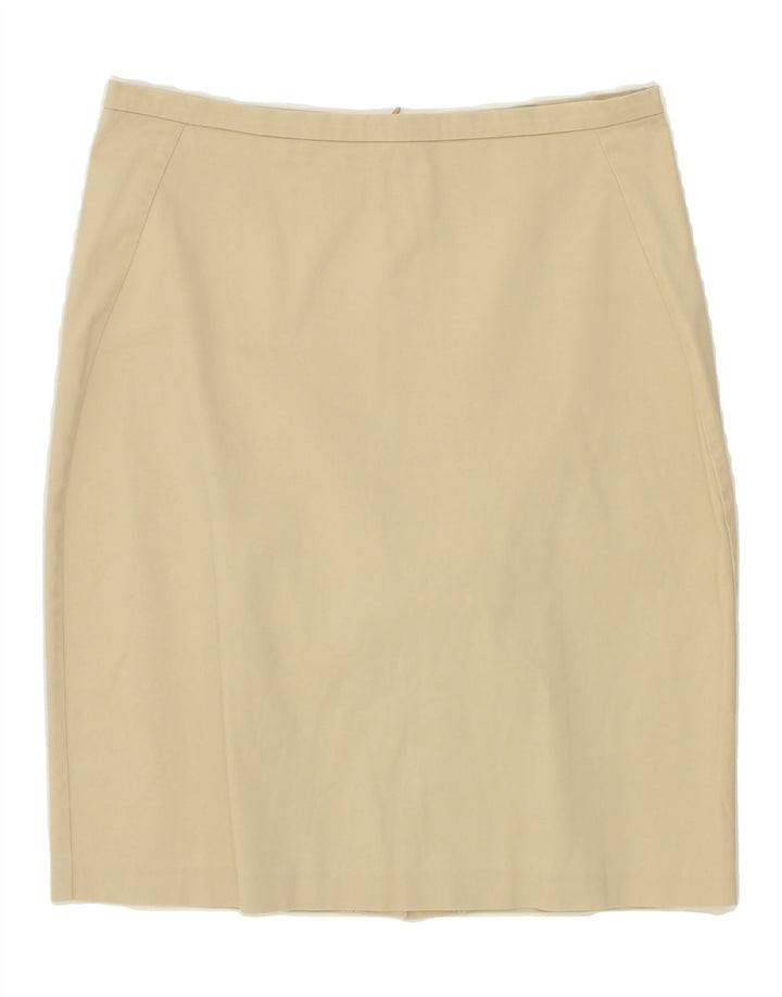BENETTON Womens Straight Skirt W30 Medium Beige Vintage Benetton and Second-Hand Benetton from Messina Hembry 