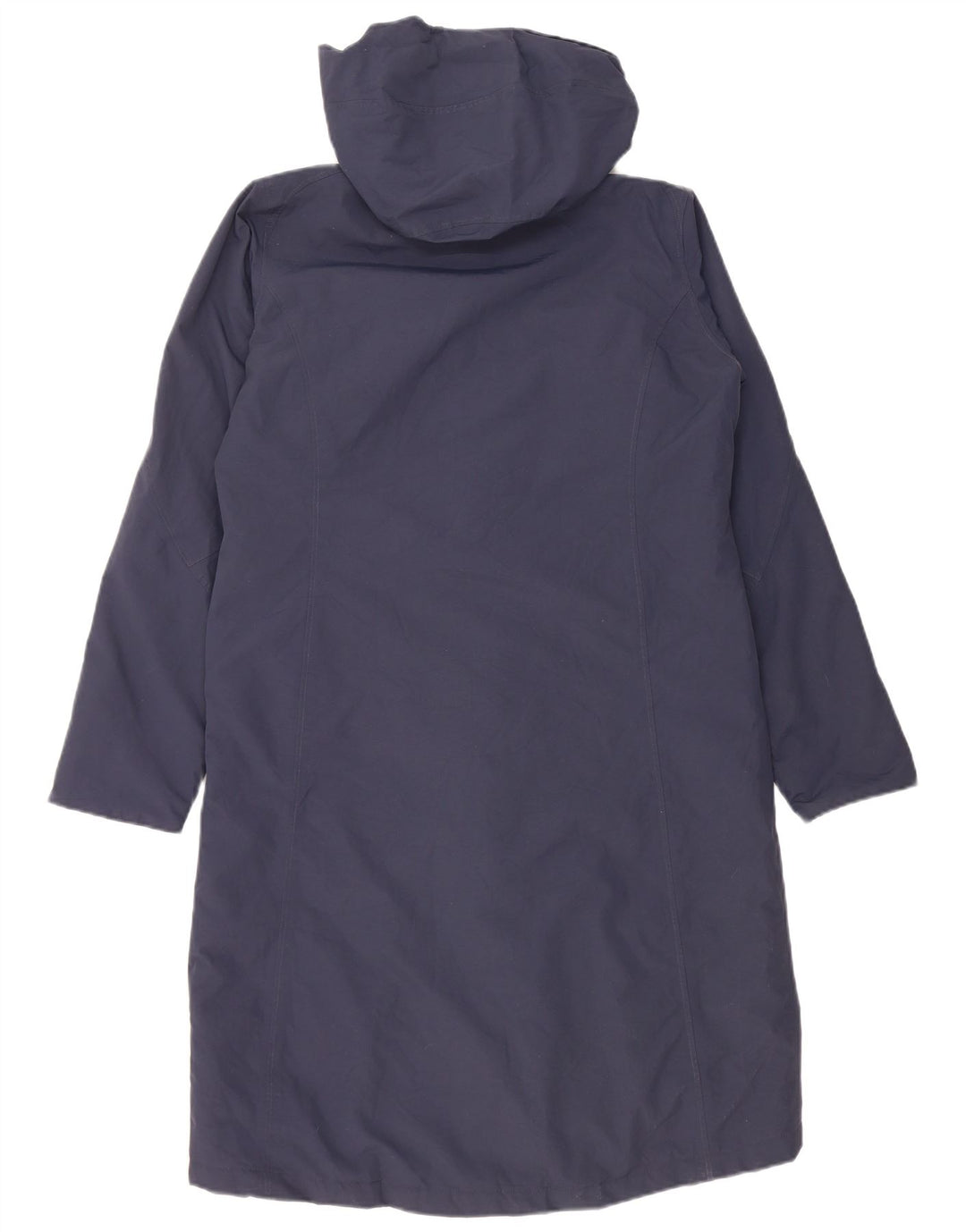 Rohan Veste parka surdimensionnée à capuche pour femme UK 10 Small Bleu marine