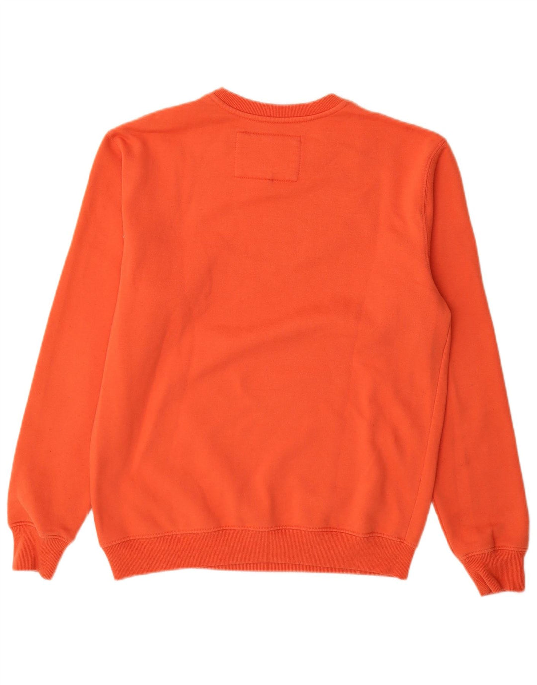 Quiksilver Mens Graphic Sweatshirt Jumper Small Orange Polyester