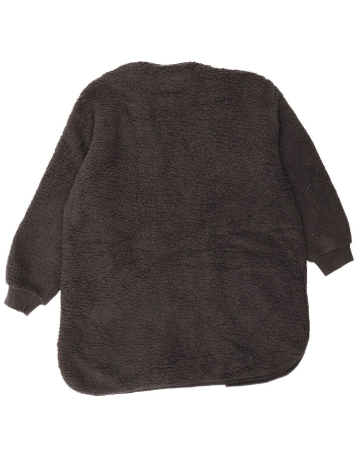MARKS & SPENCER Pull cardigan long pour femme UK 14 Noir moyen