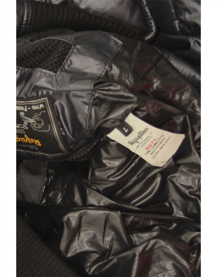 Giacca imbottita da uomo Refrigiwear UK 40 grande poliestere nero