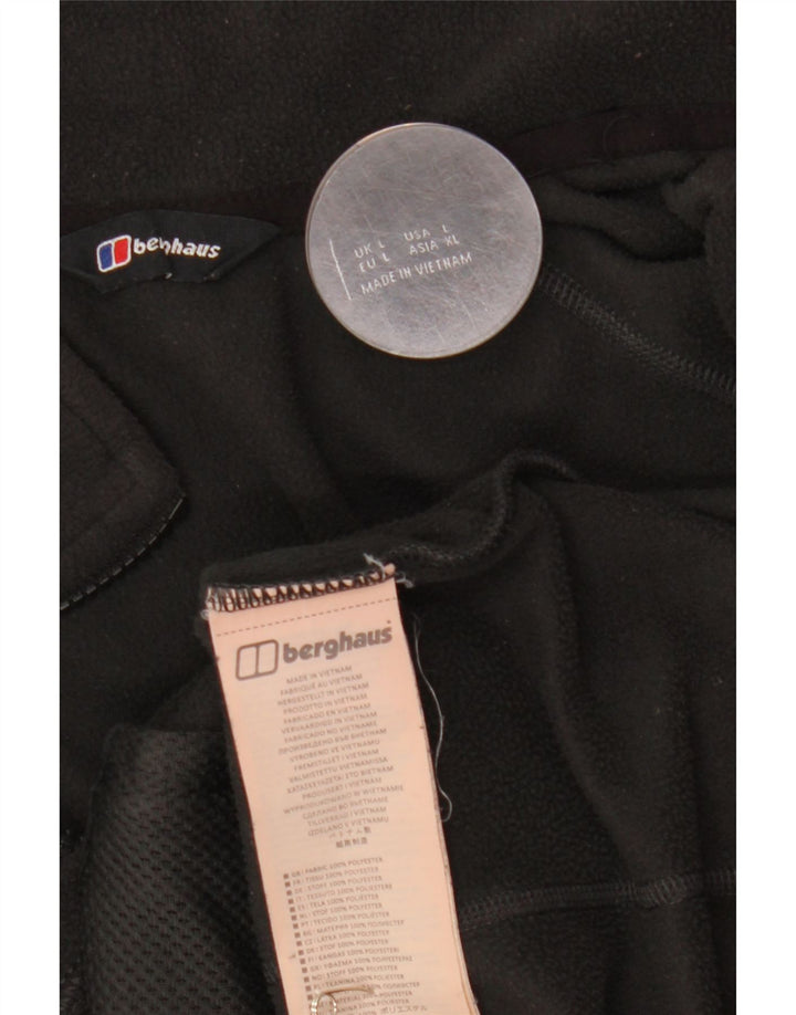 Berghaus Mens Fleece Jacket UK 40 Large Black Polyester