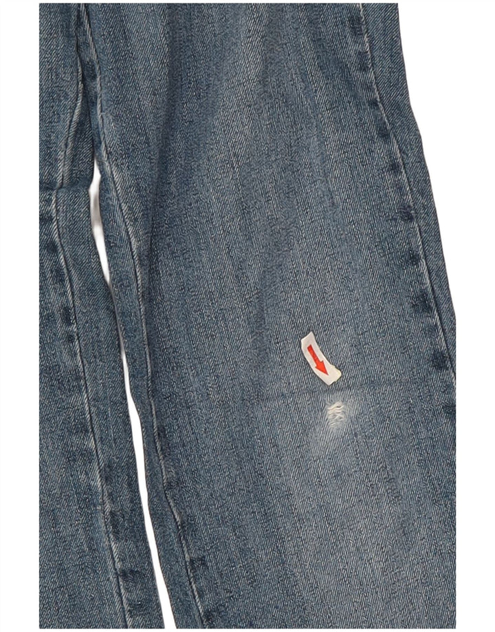 Benetton Damen Capri-Jeans W28 L19 Blau