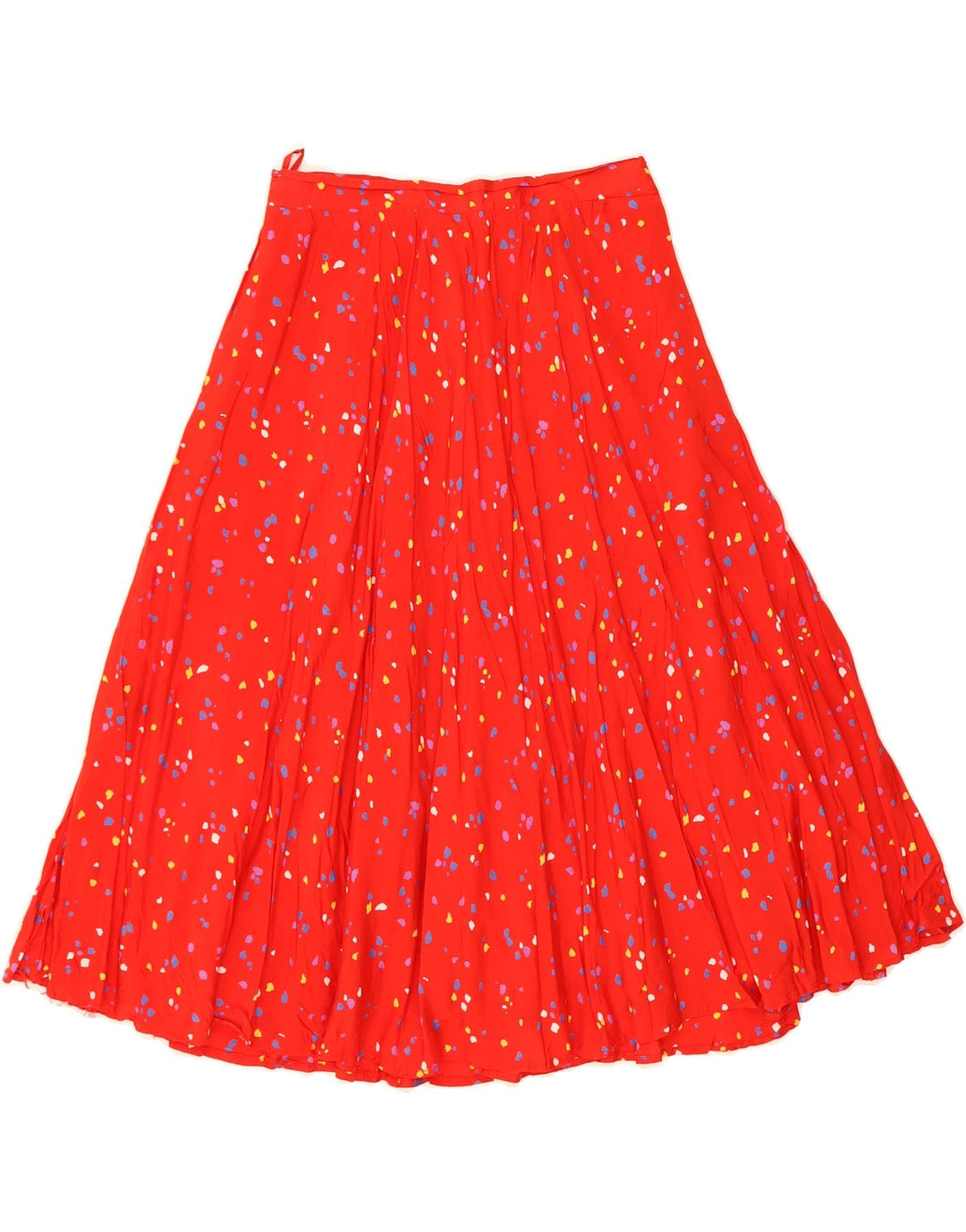 VINTAGE Womens A-Line Skirt  W28 Medium Red Spotted Vintage Vintage and Second-Hand Vintage from Messina Hembry 