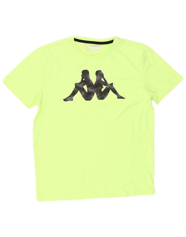T-shirt grafica da uomo Kappa Top verde medio