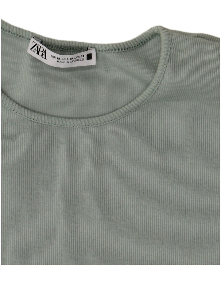Zara Womens Batwing Maxi Dress UK 12 Medium Green