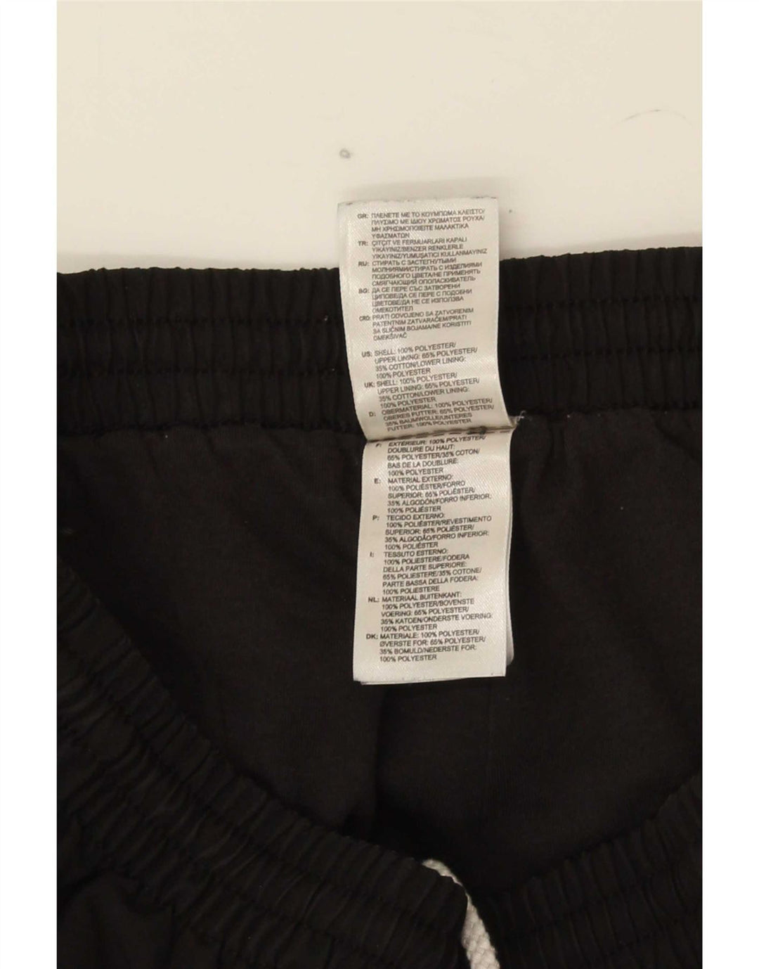Adidas Mens Tracksuit Trousers Joggers Medium  Black Polyester