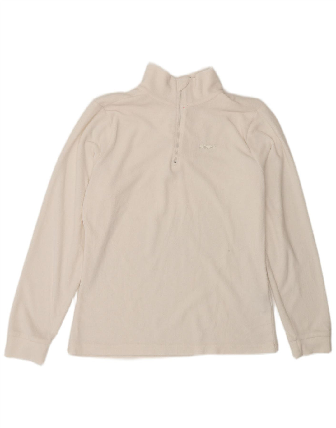 Brugi Dame Fleece Jumper med lynlås DK 14 Medium White Polyester