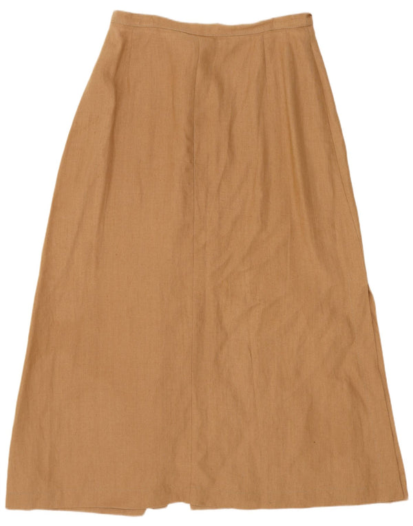 Gonna a portafoglio da donna Max Mara UK 16 Large W30 Lino beige