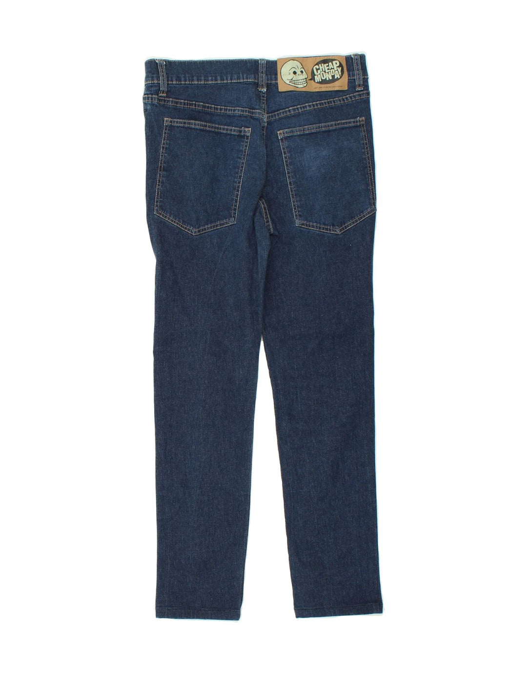 CHEAP MONDAY Womens Slim Jeans W32 L26 Blue Cotton Vintage Cheap Monday and Second-Hand Cheap Monday from Messina Hembry 