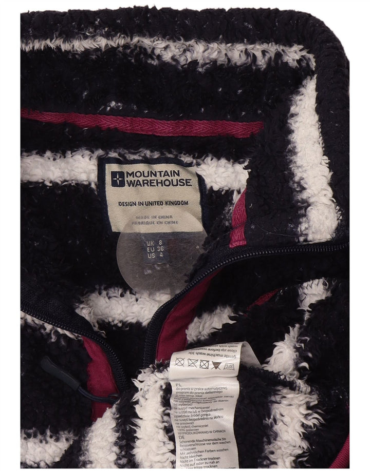Mountain Warehouse Womens Oversized Fleece Jumper UK 8 Small Navy Blue