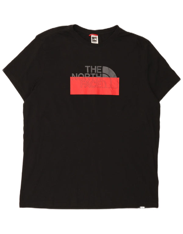 The North Face Herren-T-Shirt mit Grafik, XL, schwarze Baumwolle