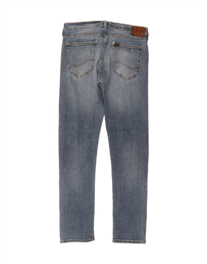 LEE Womens Luke Distressed Slim Jeans W32 L32 Blue Cotton Vintage Lee and Second-Hand Lee from Messina Hembry 