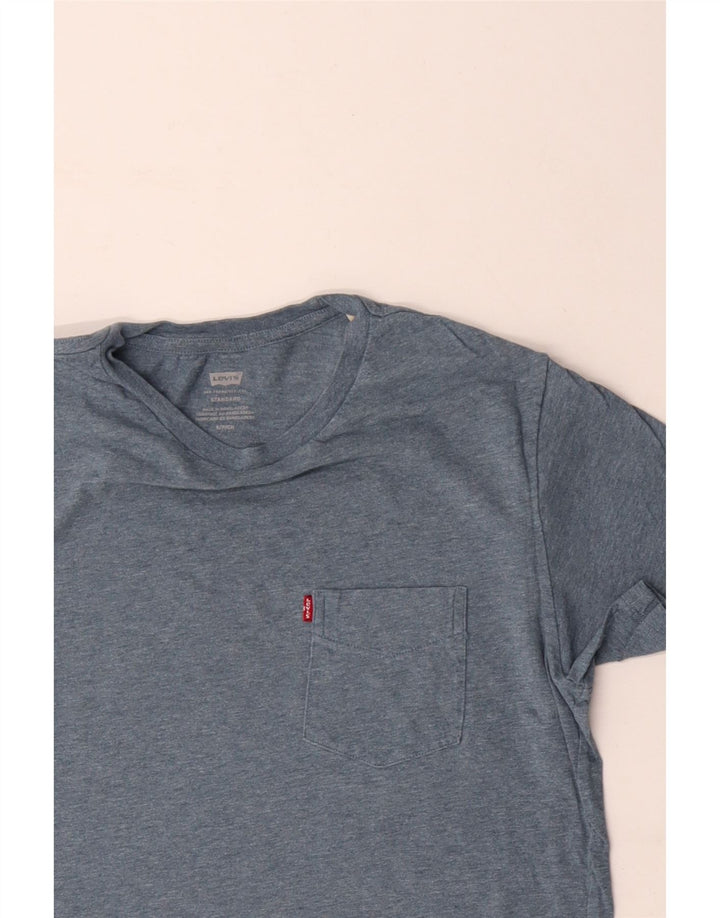 LEVI'S Mens Standard T-Shirt Top Small Blue