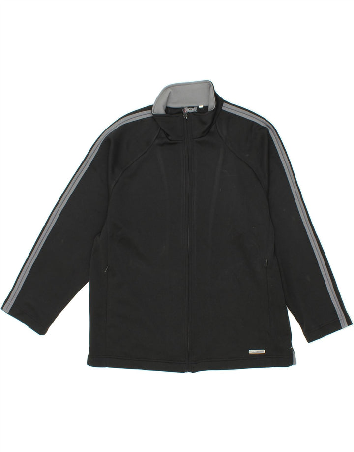 LOTTO Mens Tracksuit Top Jacket Medium Black Polyester Vintage Lotto and Second-Hand Lotto from Messina Hembry 