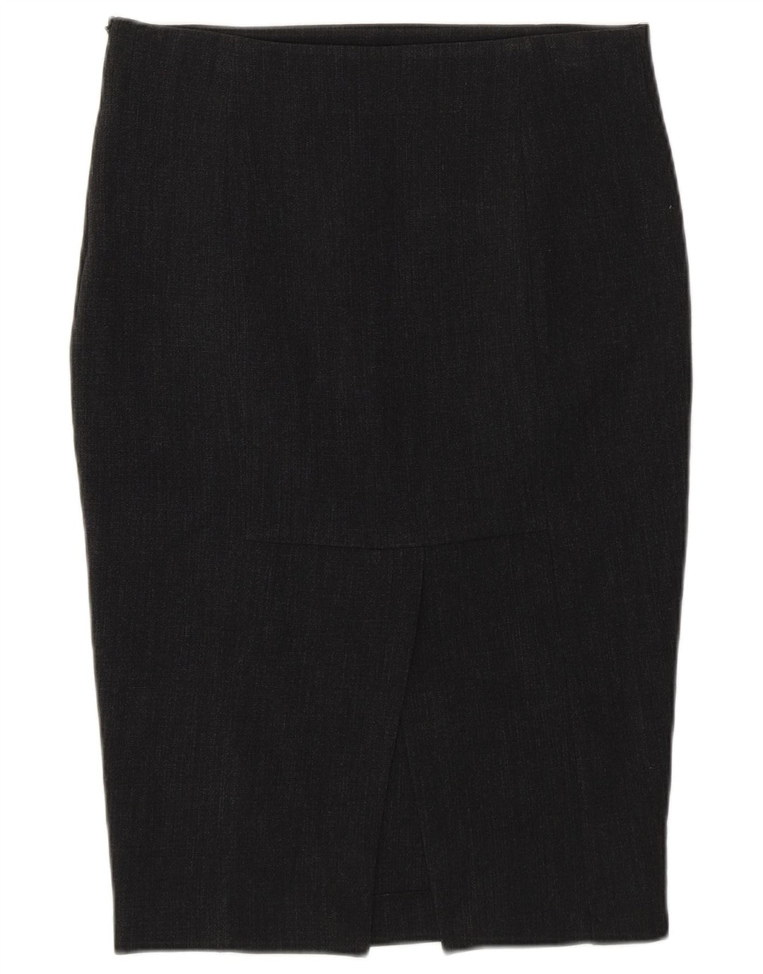 Zara Pencil Nederdel Medium W28 Grå Polyester til kvinder