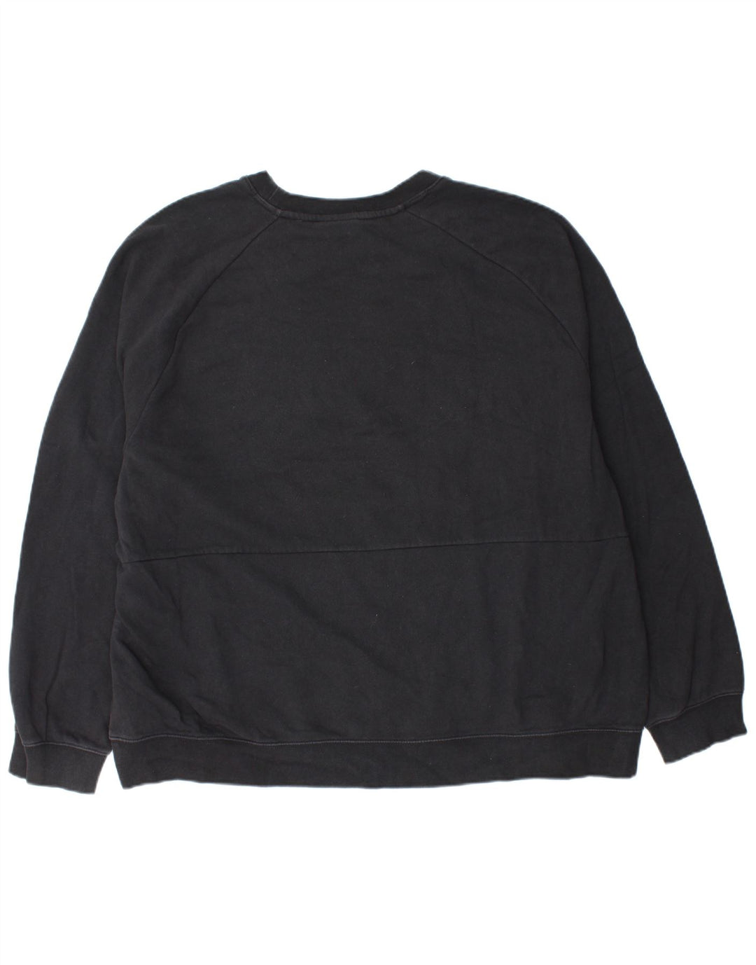 Nike Mens Graphic Sweatshirt Jumper 2XL Black Colourblock Cotton