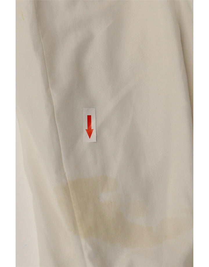 Lotto Mens Tracksuit Top Jacket Medium White Polyester