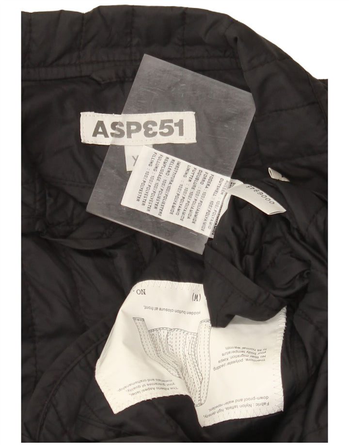 ASPESI polstret jakke til kvinder UK 18 XL Sort polyamid
