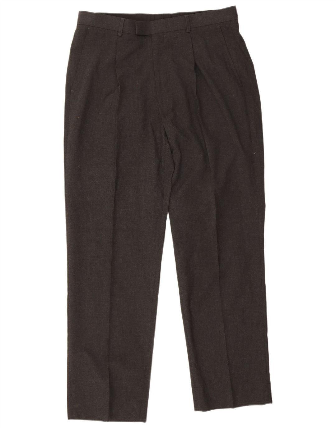 Pantaloni de costum pentru bărbați Marks & Spencer L34 L31 poliester gri