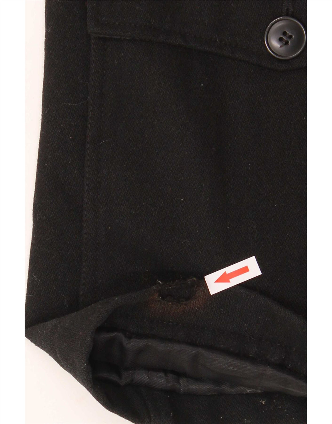 Levi's Veste utilitaire pour hommes UK 40 Large Laine noire