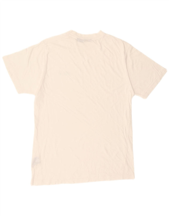 Fila Mens T-Shirt Top Small Off White
