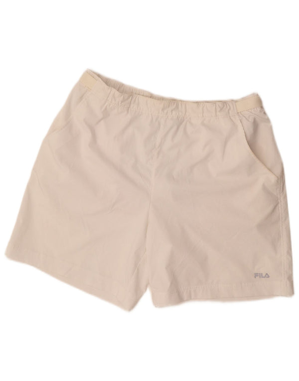 Fila Mens Swimming Shorts Large  White