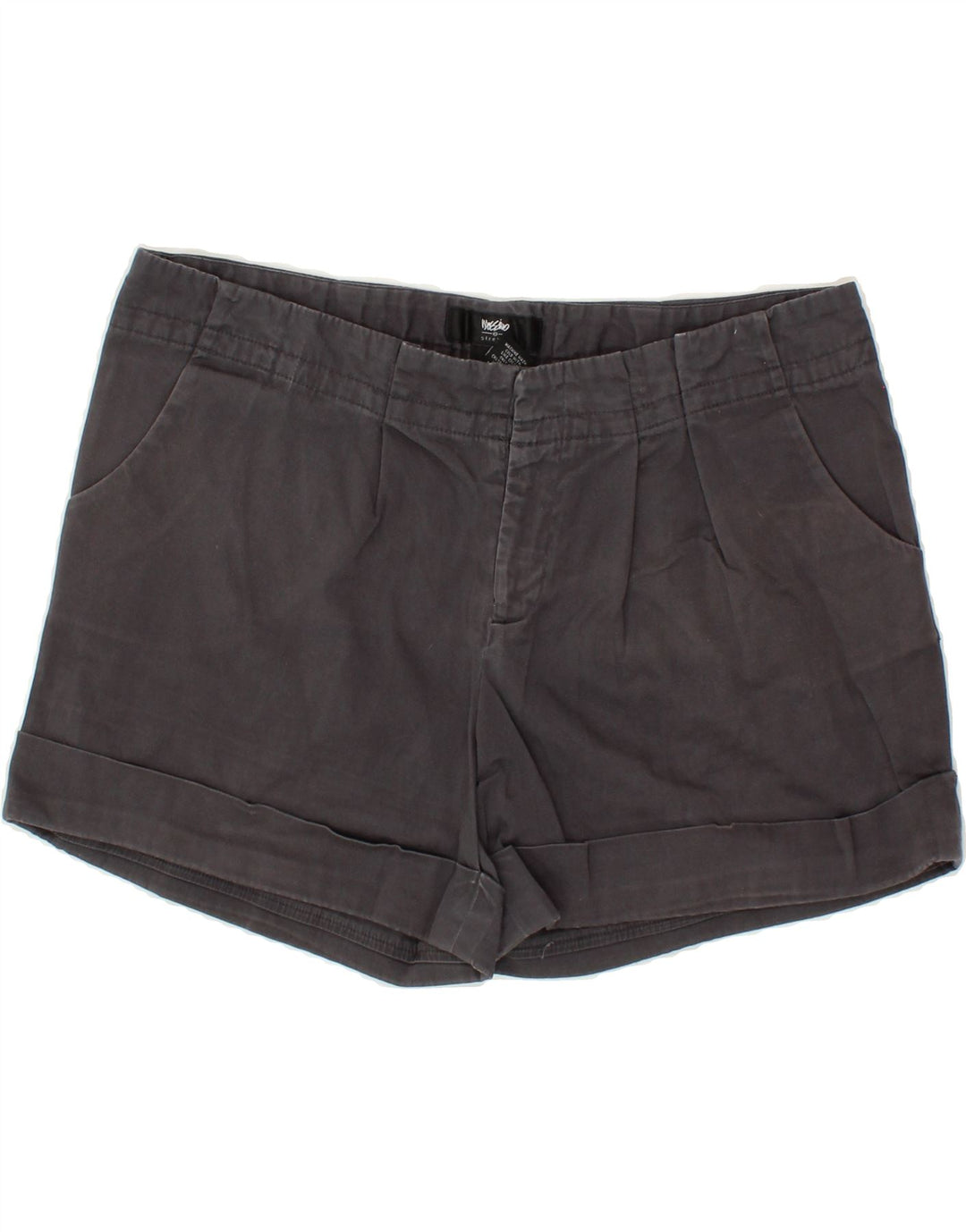 MOSSIMO Womens Stretch Casual Shorts US 12 Large W36 Grey Cotton Vintage Mossimo and Second-Hand Mossimo from Messina Hembry 