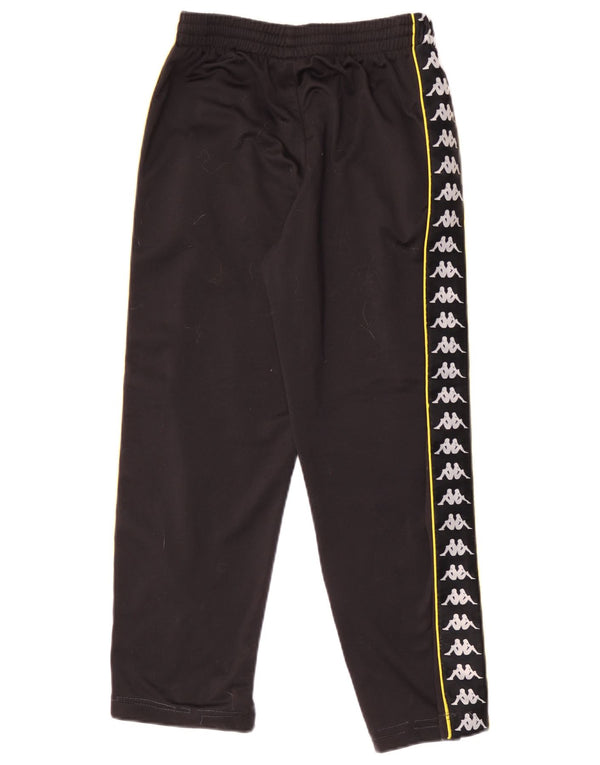 Pantaloni de trening grafic Kappa pentru băieți 11-12 ani XL negru