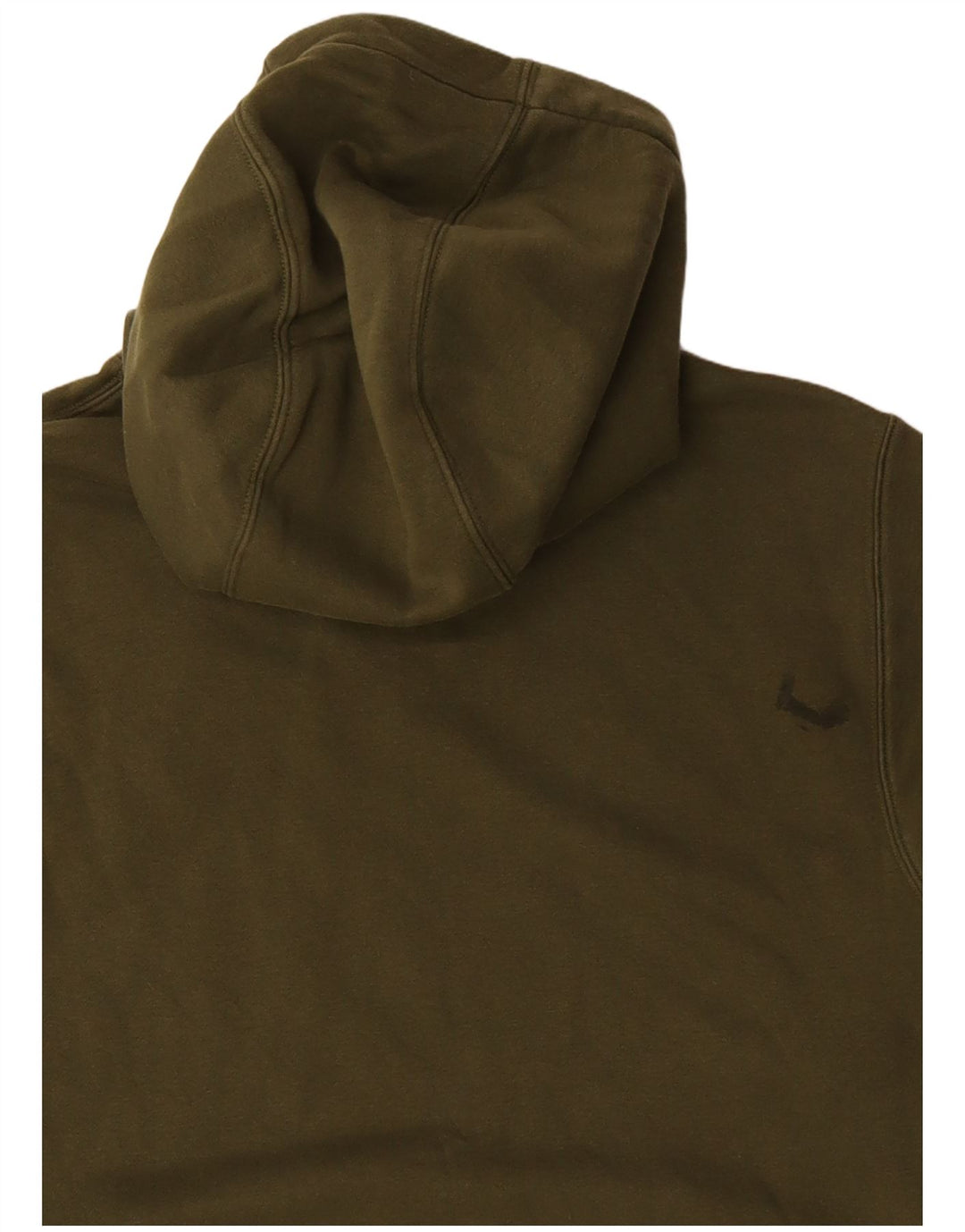 NIKE Mens Hoodie Jumper Medium Green Cotton