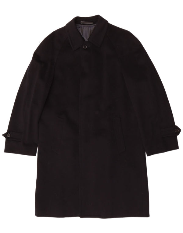Dalton & Forsythe x Loro Piana Mens Overcoat IT 46 Small Black Wool