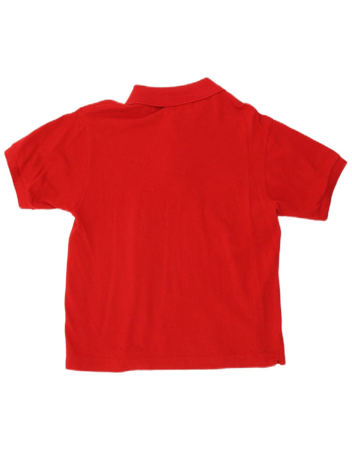 Lacoste Mens Polo Shirt Size 3 Small Red Cotton