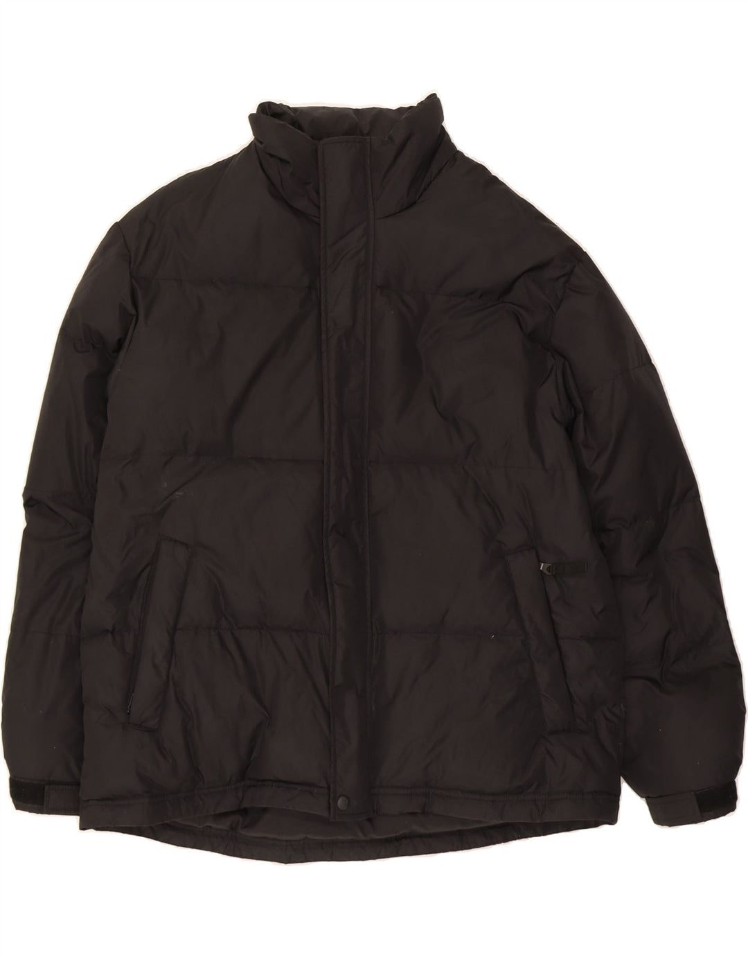 RODEO Mens Padded Jacket Size 41/43 Large Black Nylon Vintage Rodeo and Second-Hand Rodeo from Messina Hembry 