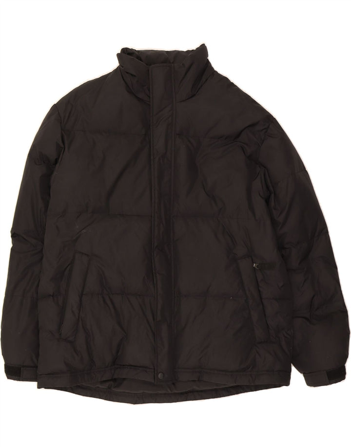 RODEO Mens Padded Jacket Size 41/43 Large Black Nylon Vintage Rodeo and Second-Hand Rodeo from Messina Hembry 