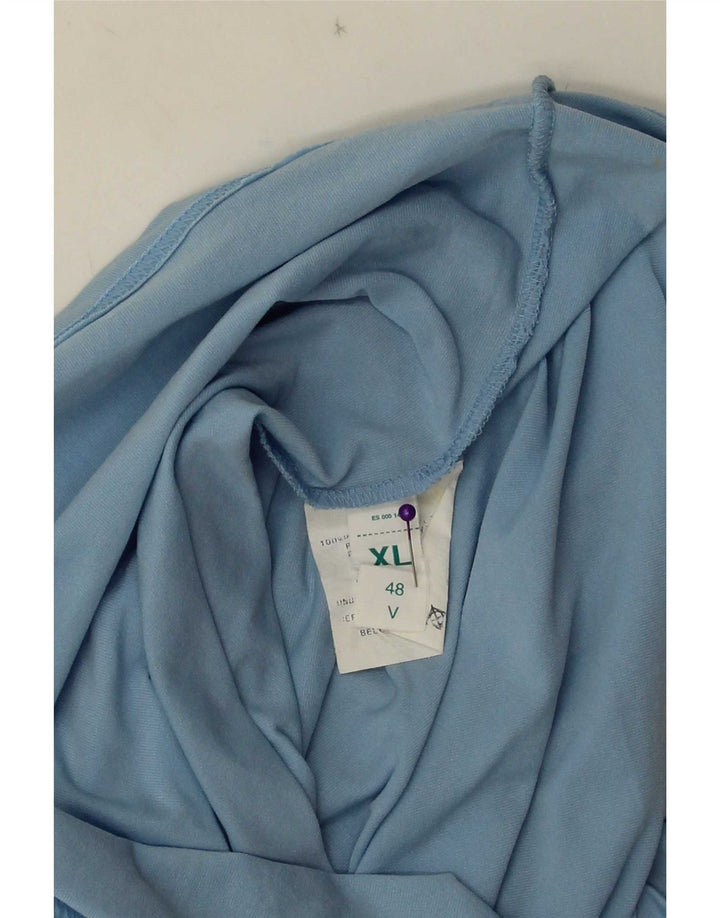 Maglia Donna Sergio Tacchini Manica Lunga IT 48 XL Blu Poliammide