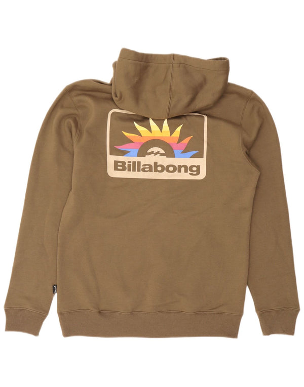 Billabong Herren Recycler Graphic Hoodie Pullover Small Khaki Polyester