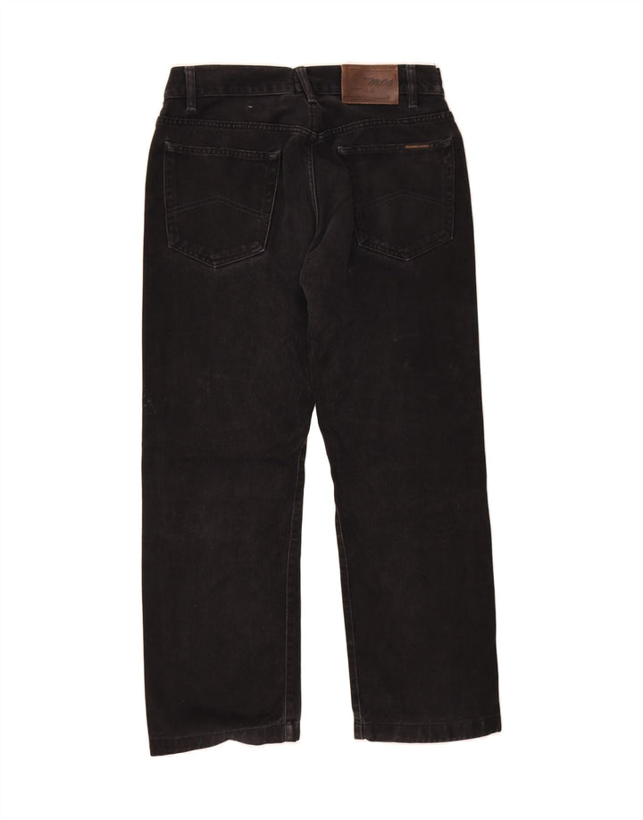 MARLBORO CLASSICS Womens Straight Jeans W29 L27 Black Cotton Vintage Marlboro Classics and Second-Hand Marlboro Classics from Messina Hembry 