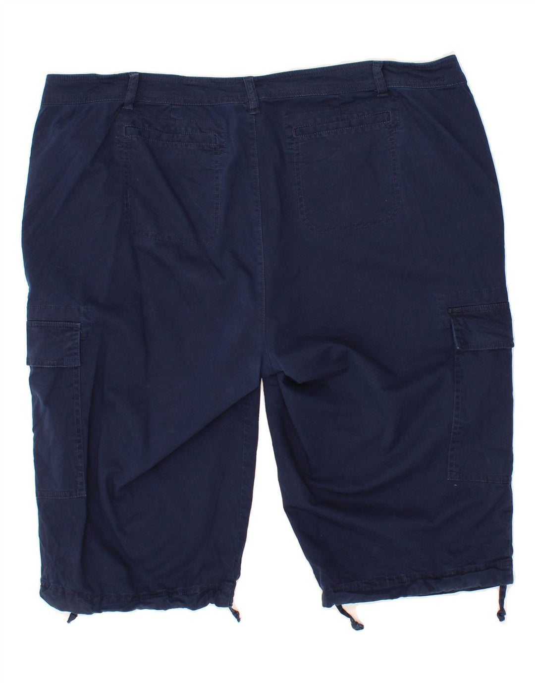 CHAPS Womens Cargo Shorts US 18 2XL W40  Navy Blue Cotton Vintage Chaps and Second-Hand Chaps from Messina Hembry 