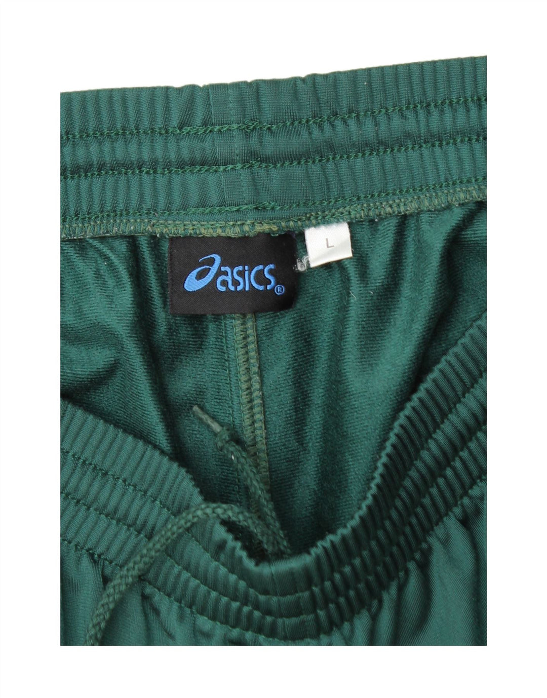 ASICS Mens Tracksuit Trousers Large  Green Polyester