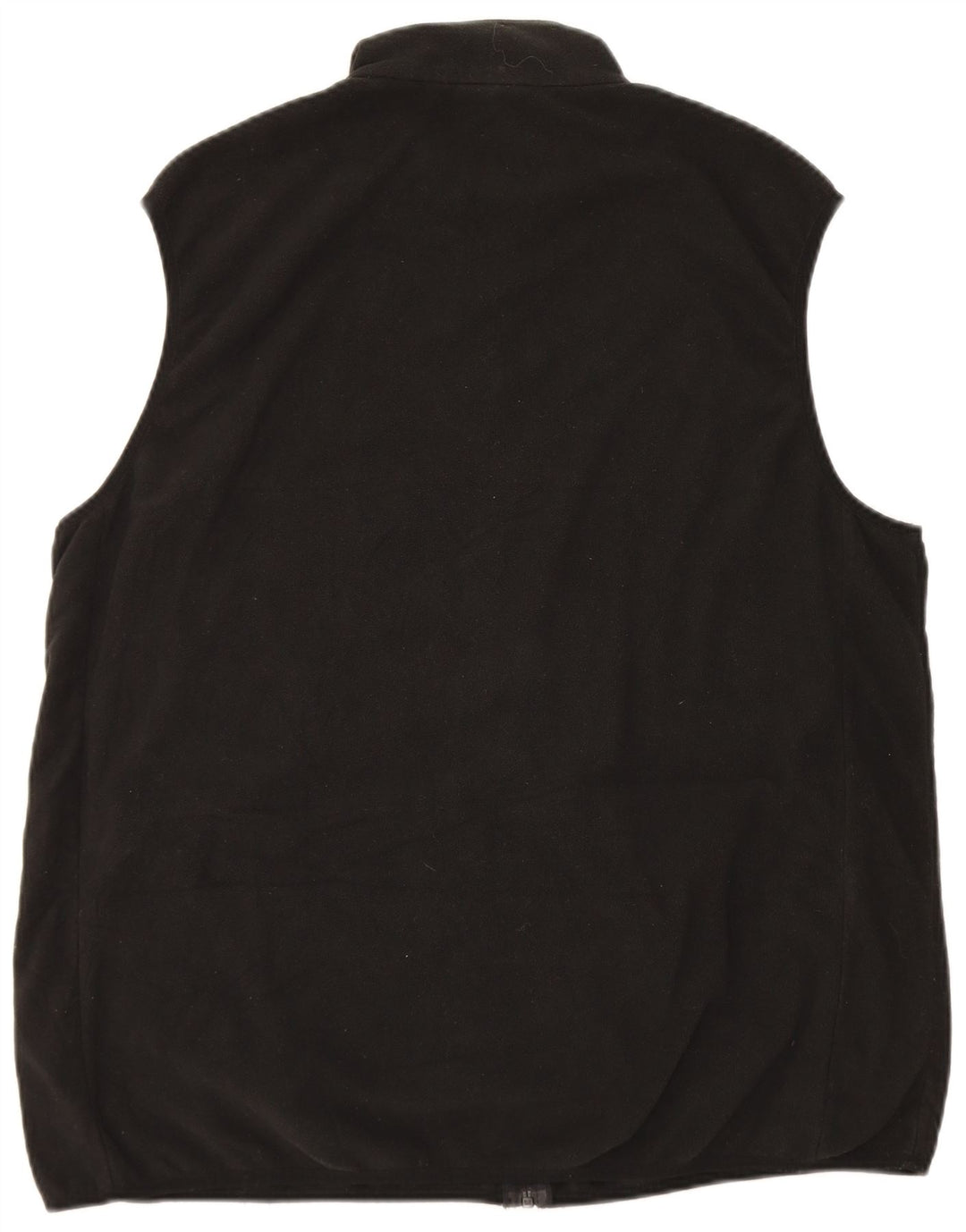 Marks & Spencer Mens Fleece Gilet UK 44 2XL Black Polyester