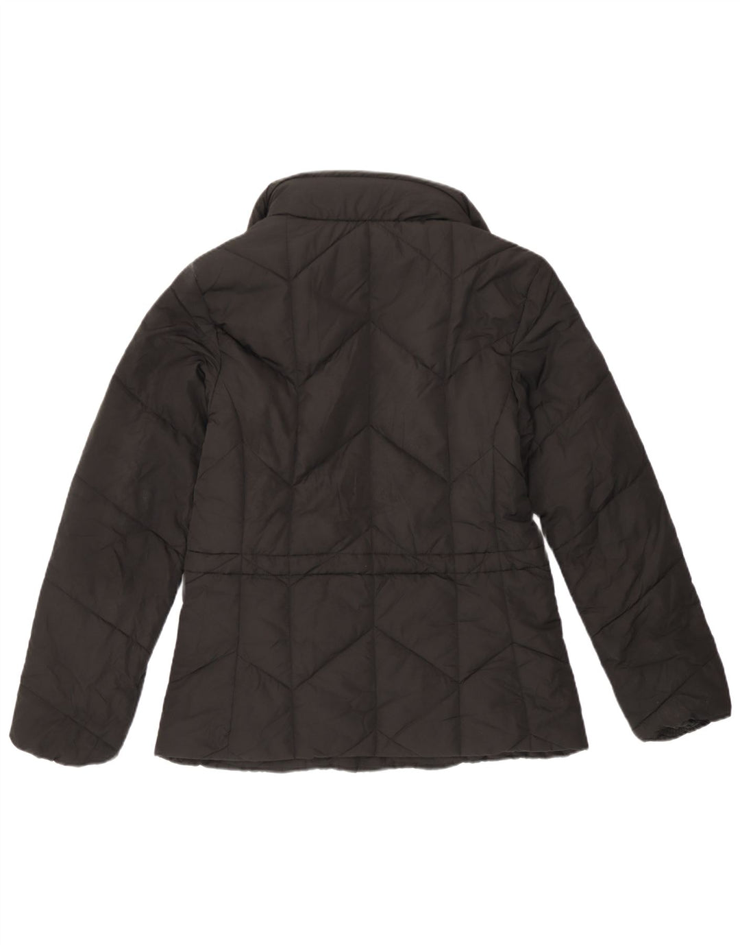 Marks & Spencer Womens Hooded Padded Jacket UK 8 Small  Black Polyester