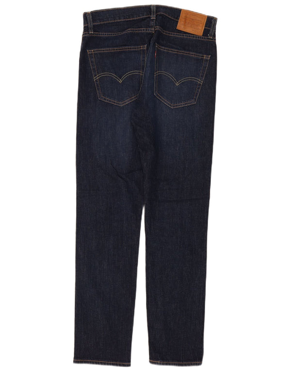 Levi's Damen Slim Tapered Jeans W33 L32 Marineblaue Baumwolle