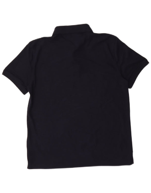 Tommy Hilfiger Mens Graphic Polo Shirt Large Navy Blue Cotton