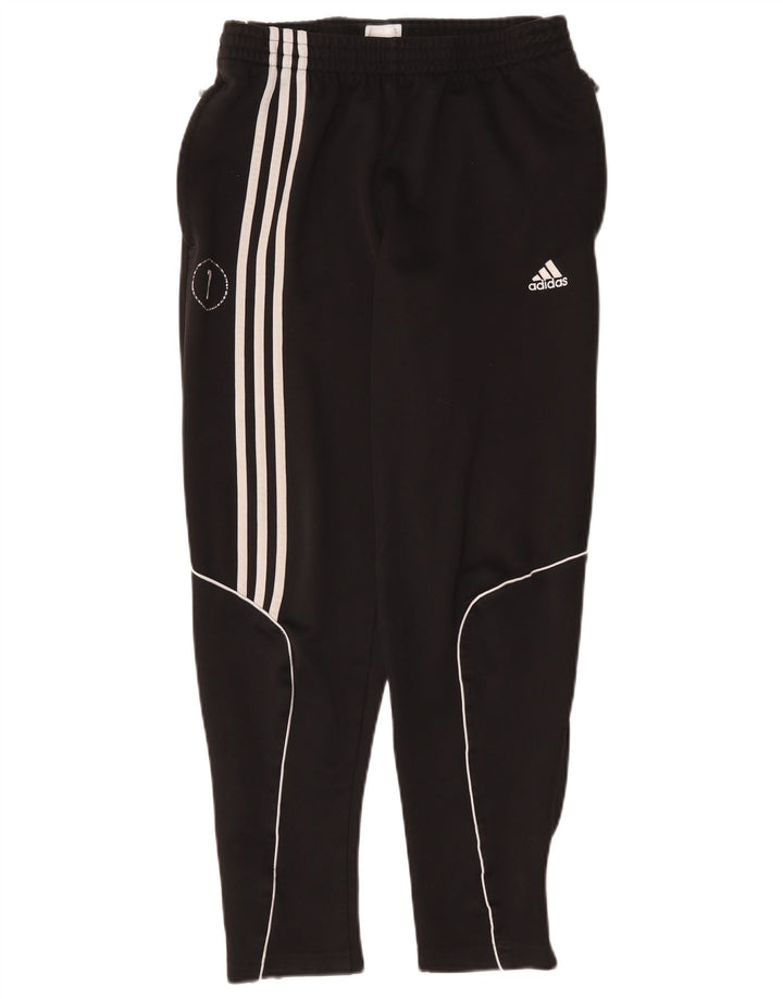 Adidas Mens Climalite Tracksuit Trousers Joggers Large  Black Polyester