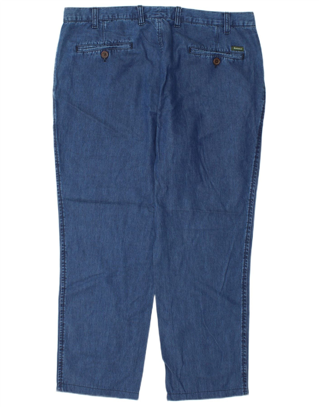 Barbour Womens Regular Fit Straight Jeans XL W36 L27 Blue Lyocell