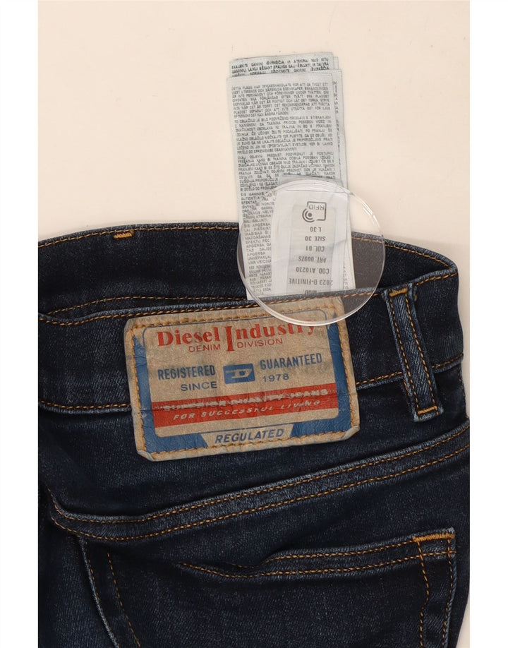 Diesel Womens Slim Jeans W30 L30 Navy Blue Cotton