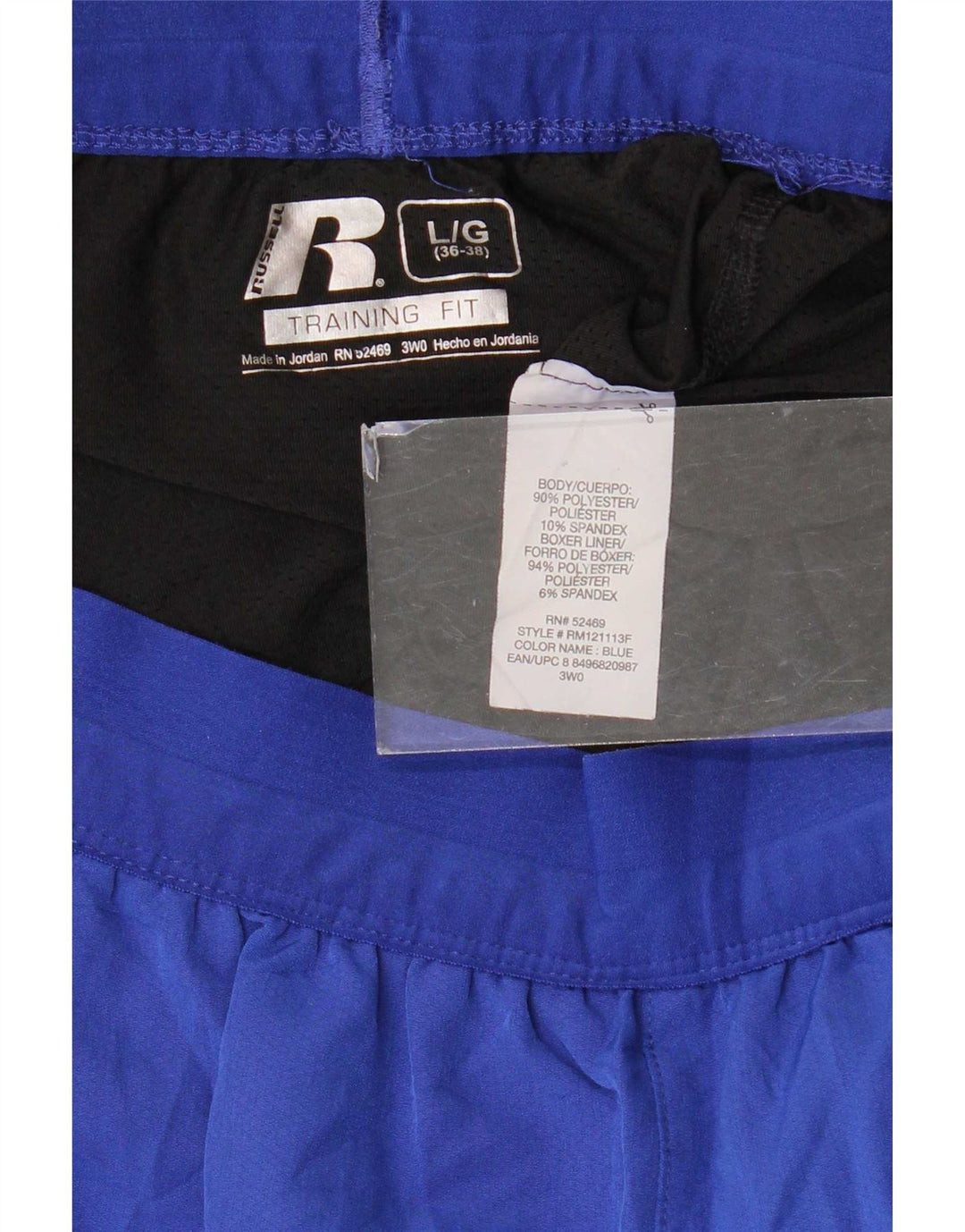 Russell Athletic Herre Dri-Power sportsshorts store blå polyester