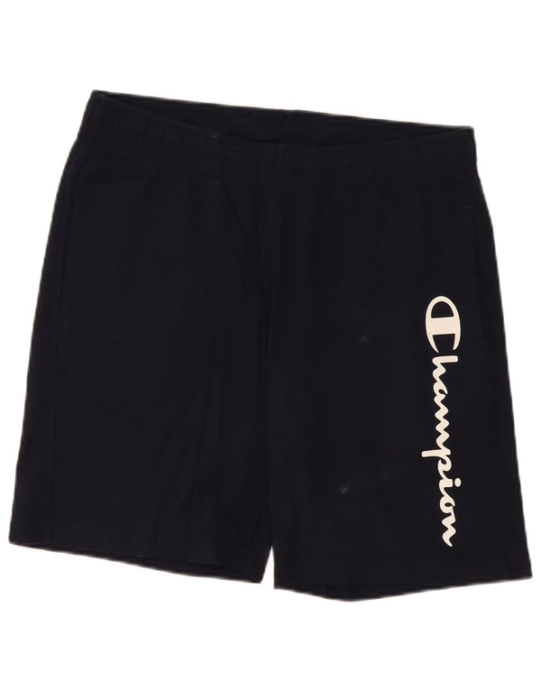 Champion Herre grafiske sportsshorts store marineblå