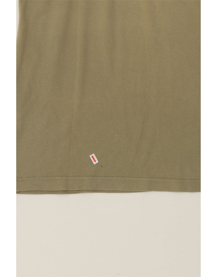 KAPPA Mens Polo Shirt Large Khaki Cotton Vintage Kappa and Second-Hand Kappa from Messina Hembry 