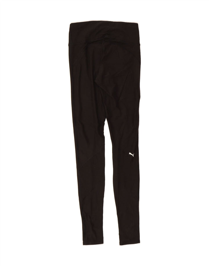 PUMA Womens Graphic Leggings UK 14 Medium  Black Vintage Puma and Second-Hand Puma from Messina Hembry 